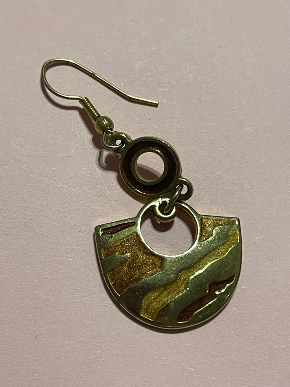 Signed Berebi Enamel Single Pierced Earring #9632 ❤️‍🔥